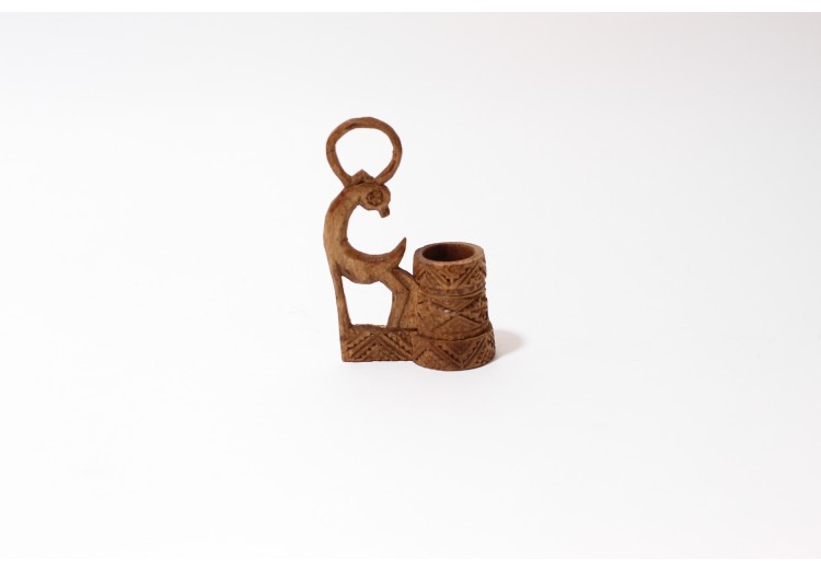 Suport scobitori sculptat cerb